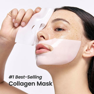 Biodance Bio-Collagen Real Deep Mask Illuminante, Confezione 4 Maschere Per il Viso, Affinamento Dei Pori, Trattamento delle Rughe