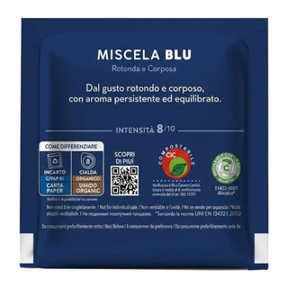 Caffè Borbone 150 Cialde Ese 44 mm Miscela Blu, Cialda Compostabile, Incarto Riciclabile