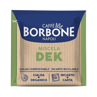 Caffè Borbone 150 Cialde Ese 44 mm Dek Borbone, Cialda Compostabile, Incarto Riciclabile