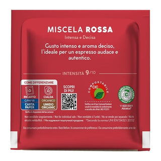 Caffè Borbone 150 Cialde Ese 44 mm Rosse Borbone, Cialda Compostabile, Incarto Riciclabile