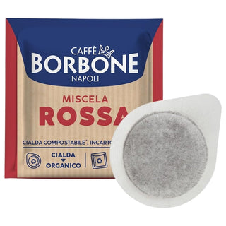 Caffè Borbone 150 Cialde Ese 44 mm Rosse Borbone, Cialda Compostabile, Incarto Riciclabile