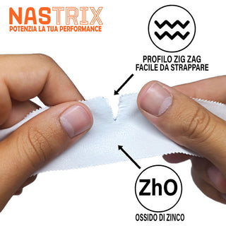 Nastri Adesivi Sportivi NASTRIX 3,8 cm x 9.1 Metri 100% Cotone, Non Elastico, Alta Adesività, Resistente all'Acqua. Confezione 6 Pezzi