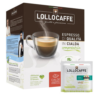 Lollo Caffè Box 150 Cialde Caffè ESE System 44 mm, Miscela DECAFFEINATO