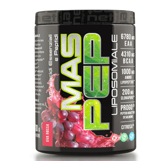 NET MAS PEP LIPOSOMIALE Pre-Intra e Post Workout con EAA Amminoacidi Essenziali e BCAA