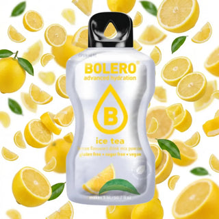 Bolero® 24 Bustine 8 gr, Bevanda Istantanea Solubile, Zero Zuccheri, Ice Tea Lemon (Tè al Limone)