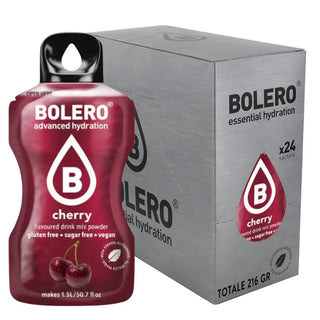olero® 24 Bustine 9 gr, Bevanda Istantanea Solubile, Zero Zuccheri, Cherry (Ciliegia)