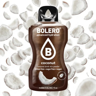 Bolero® 24 Bustine 9 gr, Bevanda Istantanea Solubile, Zero Zuccheri, Coconut (Cocco)