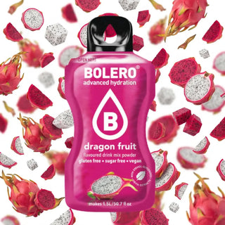Bolero® 24 Bustine 9 gr, Bevanda Istantanea Solubile, Zero Zuccheri, Dragon Fruit (Frutto del drago)