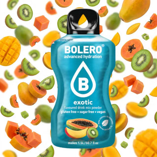 Bolero® 24 Bustine 9 gr, Bevanda Istantanea Solubile, Zero Zuccheri, Exotic (Esotico)