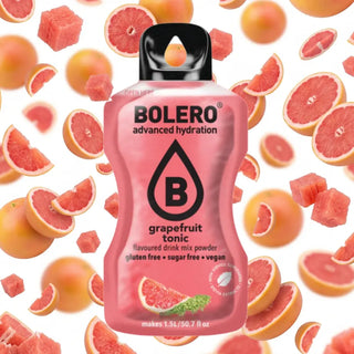 Bolero® 24 Bustine 9 gr, Bevanda Istantanea Solubile, Zero Zuccheri, Grapefruit Tonic (Pompelmo rosa)
