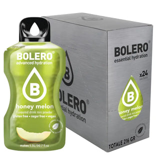 Bolero® 24 Bustine 9 gr, Bevanda Istantanea Solubile, Zero Zuccheri, Honey Melon (Melone giallo)