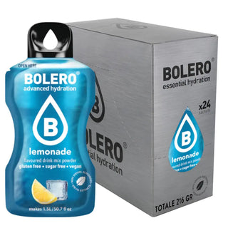 Bolero® 24 Bustine 9 gr, Bevanda Istantanea Solubile, Zero Zuccheri, Lemonade (Limonata)