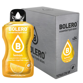 Bolero® 24 Bustine 9 gr, Bevanda Istantanea Solubile, Zero Zuccheri, Lemon (Limone)