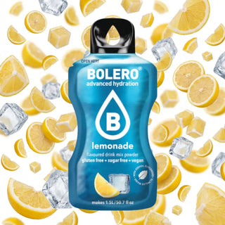 Bolero® 24 Bustine 9 gr, Bevanda Istantanea Solubile, Zero Zuccheri, Lemonade (Limonata)