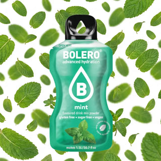Bolero® 24 Bustine 9 gr, Bevanda Istantanea Solubile, Zero Zuccheri, Mint (Menta)