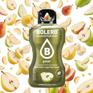 Bolero® 24 Bustine 9 gr, Bevanda Istantanea Solubile, Zero Zuccheri, Pear (Pera)