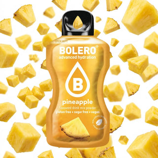 Bolero® 24 Sticks Bustine 3 gr, Bevanda Istantanea Solubile, Zero Zuccheri, Pineapple (Ananas)