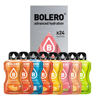Bolero® 24 Bustine Sticks 3 gr Mix Agrumi, Bevanda Istantanea Solubile, Zero Zuccheri