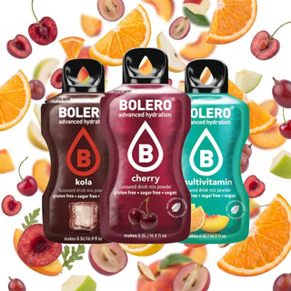 Bolero® 24 Bustine Sticks 3 gr Mix Multi Esotico, Bevanda Istantanea Solubile, Zero Zuccheri