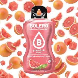 Bolero® 24 Sticks Bustine 3 gr, Bevanda Istantanea Solubile, Zero Zuccheri, Grapefruit Tonic (Pompelmo Rosa)