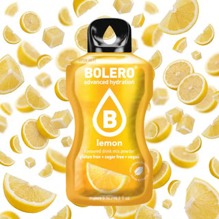 Bolero® 24 Sticks Bustine 3 gr, Bevanda Istantanea Solubile, Zero Zuccheri, Lemon (Limone)