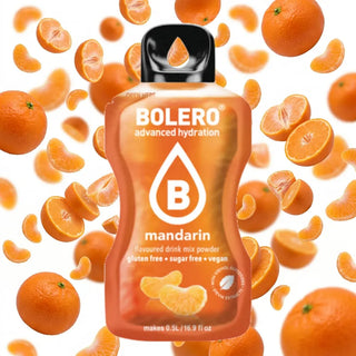Bolero® 24 Sticks Bustine 3 gr, Bevanda Istantanea Solubile, Zero Zuccheri, Mnadarin (Mandarino)