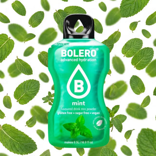 Bolero® 24 Sticks Bustine 3 gr, Bevanda Istantanea Solubile, Zero Zuccheri, Mint (Menta)