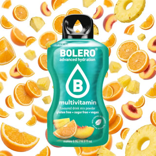 Bolero® 24 Sticks Bustine 3 gr, Bevanda Istantanea Solubile, Zero Zuccheri, Multivitamin (Multivitaminico)