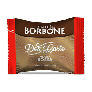 Caffè Borbone 100 capsule Rosse Borbone Don Carlo, Compatibili con  Lavazza a Modo Mio
