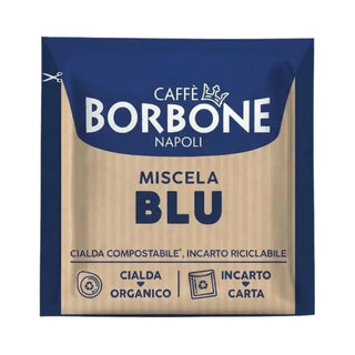 Caffè Borbone 150 Cialde Ese 44 mm Miscela Blu Compostabili, Incarto Riciclabile