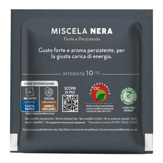 Caffè Borbone 150 Cialde Ese 44 mm Miscela Nera Compostabili, Incarto Riciclabile