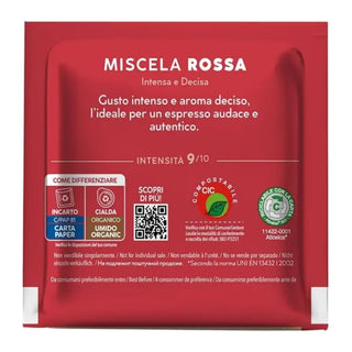 Caffè Borbone 150 Cialde Ese 44 mm Miscela Rossa Compostabili, Incarto Riciclabile