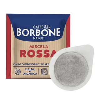 Caffè Borbone 150 Cialde Ese 44 mm Miscela Rossa Compostabili, Incarto Riciclabile