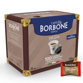Caffè Borbone 100 capsule Rosse Borbone Don Carlo, Compatibili con  Lavazza a Modo Mio
