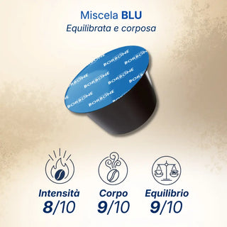 Caffè Borbone 100 capsule (2 confezioni da 50) Miscela Blu, Compatibile Macchine Nescafè® Dolce Gusto®
