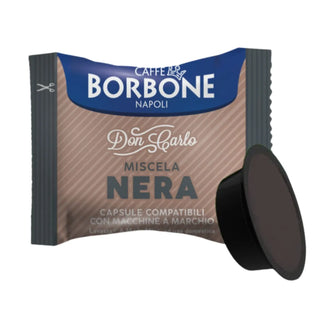 Caffè Borbone 100 Capsule Miscela Nera Don Carlo, Compatibili Lavazza A Modo Mio®