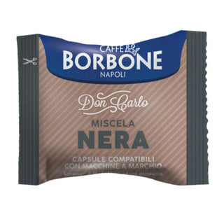 Caffè Borbone 100 Capsule Miscela Nera Don Carlo, Compatibili Lavazza A Modo Mio®