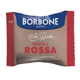 Caffè Borbone 100 Capsule Miscela Rossa Don Carlo, Compatibili Lavazza A Modo Mio®