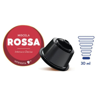 Caffè Borbone 100 capsule (2 confezioni da 50) Miscela Rossa, Compatibile Macchine Nescafè® Dolce Gusto®