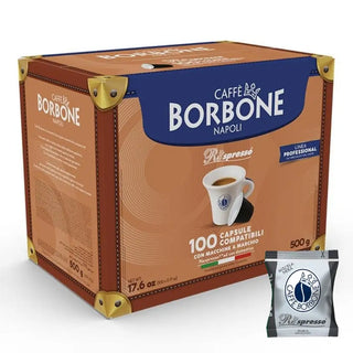 Caffè Borbone Respresso 100 Capsule Miscela Nera Compatibili Nespresso®