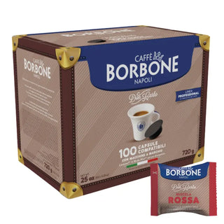 Caffè Borbone 100 Capsule Miscela Rossa Don Carlo, Compatibili Lavazza A Modo Mio®