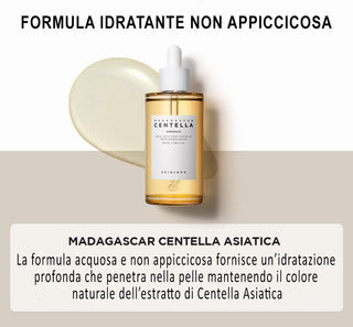 SKIN1004 Centella Asiatica Madagascar 100 Ampoule - Formula Viso Riparatrice per Pelli Sensibili e A Tendenza Acneica, 100 ML