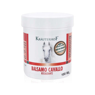 Kräuterhof Balsamo Cavallo Riscaldante 100 ML, Gel Massaggiante, Per Dolori Muscolari