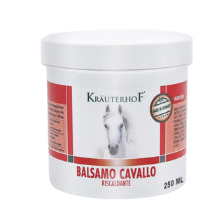 Kräuterhof Balsamo Cavallo Riscaldante 250 ML, Gel Massaggiante, Per Dolori Muscolari