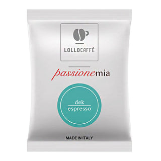 Lollo Caffè Box 100 Capsule Compatibili Macchine LAVAZZA A MODO MIO, Miscela DECAFFEINATO