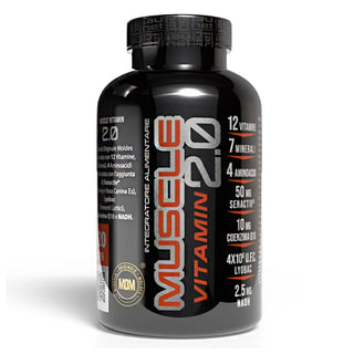 Net Integratori MUSCLE VITAMIN 2.0 Multivitaminico Per Energia e Recupero Muscolare 120 cps