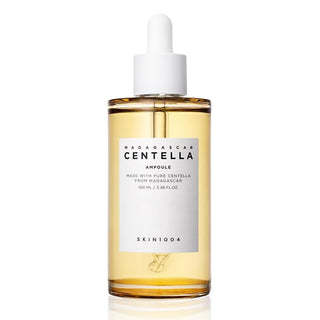 SKIN1004 Centella Asiatica Madagascar 100 Ampoule - Formula Viso Riparatrice per Pelli Sensibili e A Tendenza Acneica, 100 ML