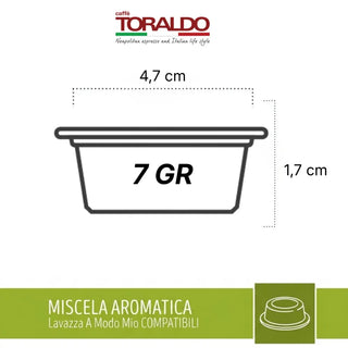 Caffè Toraldo 100 Capsule Miscela Aromatica, Compatibili Lavazza A Modo Mio®