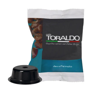 Caffè Toraldo 100 Capsule Miscela Decaffeinato, Compatibili Lavazza A Modo Mio®