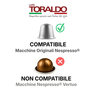 Caffè Toraldo 100 Capsule Miscela Classica Compatibili Nespresso®